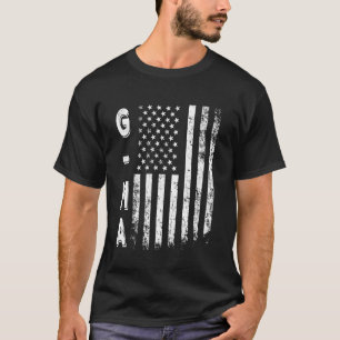 Oma Amerika Flagge Muttertag 4. Juli Frauen X T-Shirt