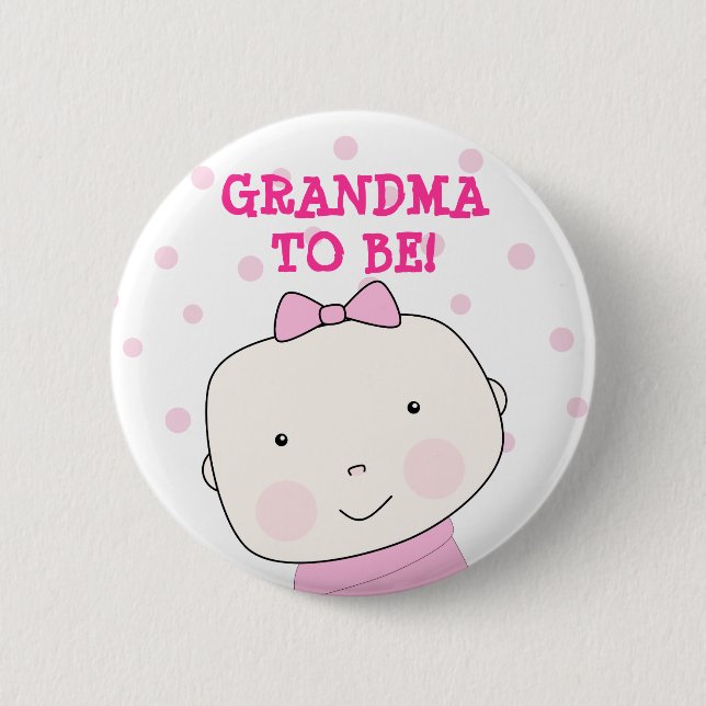 Oma! Baby Girl Button (Vorderseite)