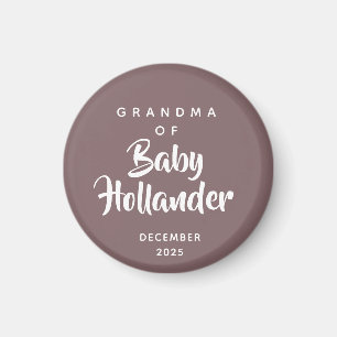 Oma-Baby-Schwangerschaftsankündigung Magnet
