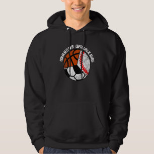 Oma Ballers Baseball Fußball Basketball Gr Hoodie