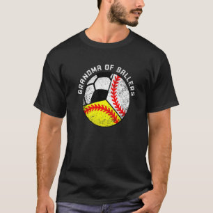 Oma Ballers Baseball Softball Soccer Grand T-Shirt