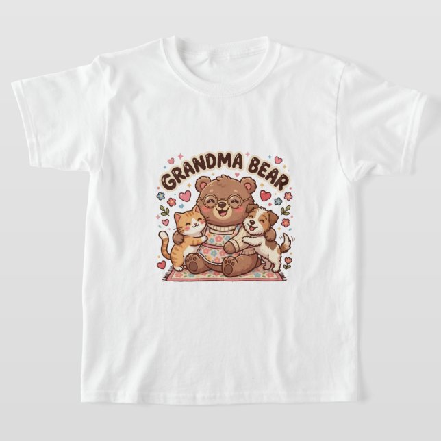 Oma Bär Kuschelig T-Shirt (Ablage )