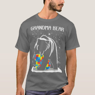 Oma Bären Autismus Bewusstsein T-Shirt