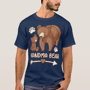 Oma Bärenhemden für Frauen, Oma-Bär-T T-Shirt