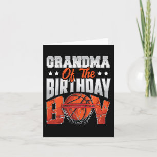 Oma Basketball Geburtstag Boy Family Baller b-da Karte