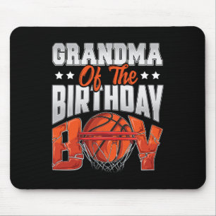 Oma Basketball Geburtstag Boy Family Baller b-da Mousepad