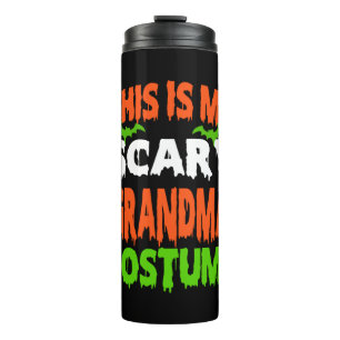 Oma - BEÄNGSTIGEND COSTUME HALLOWEEN Thermosbecher