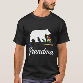 Oma Bear Autismus Sensibilisierung Proud Autismus  T-Shirt