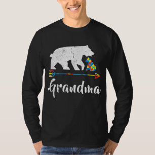Oma Bear Autismus Sensibilisierung Proud Autismus  T-Shirt