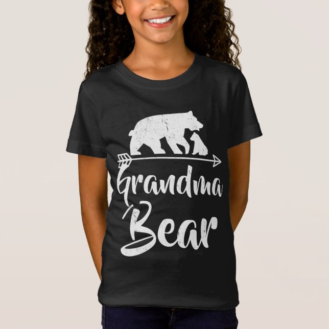 Oma Bear Bestes Geschenk Muttertag T-Shirt (Vorderseite)