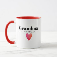 Oma Birth Announcement Tasse