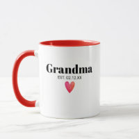 Oma Birth Announcement Tasse