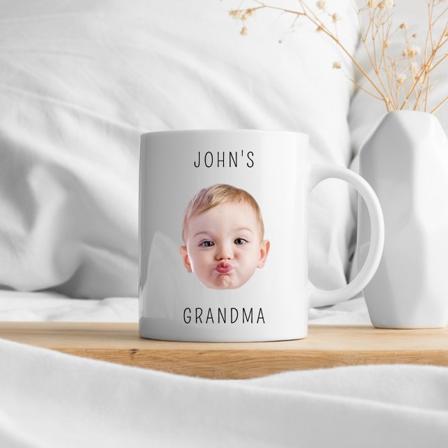 Oma Birthday, Baby Face Dady Geschenk, Custom Face Tasse (Von Creator hochgeladen)
