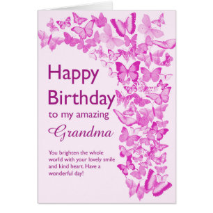 Oma Birthday Butterflies