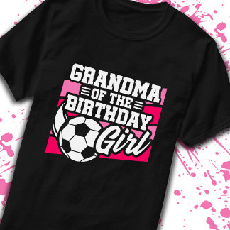Oma Birthday Girl Girls Fußball Geburtstag T-Shirt