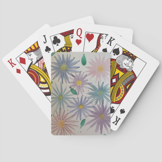 Oma-Blume-Karten Spielkarten (Rückseite)