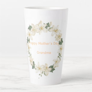 Oma-Blumen-Muttertag-Geschenk für Nana Milchtasse