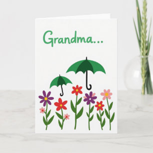 Oma Blumenliebe Karte