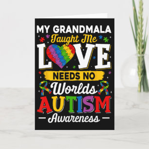 Oma brachte mir bei, dass Liebe keine Worte brauch Karte