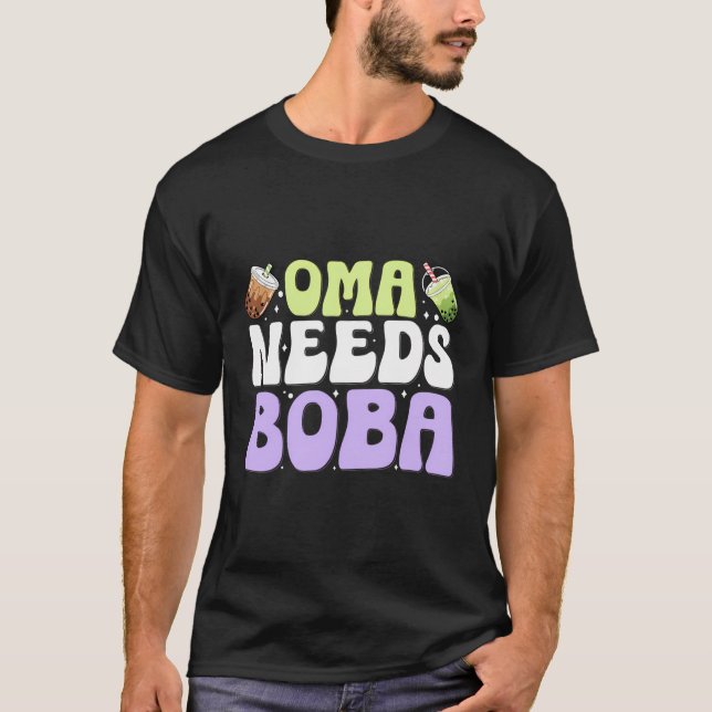 Oma braucht Boba Boba Liebhaber von Bubble Tee Kos (Vorderseite)