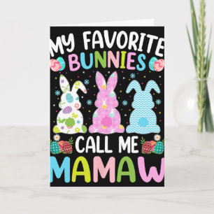 Oma Bunny Meine Lieblingskaninchen nennen mich Oma Karte