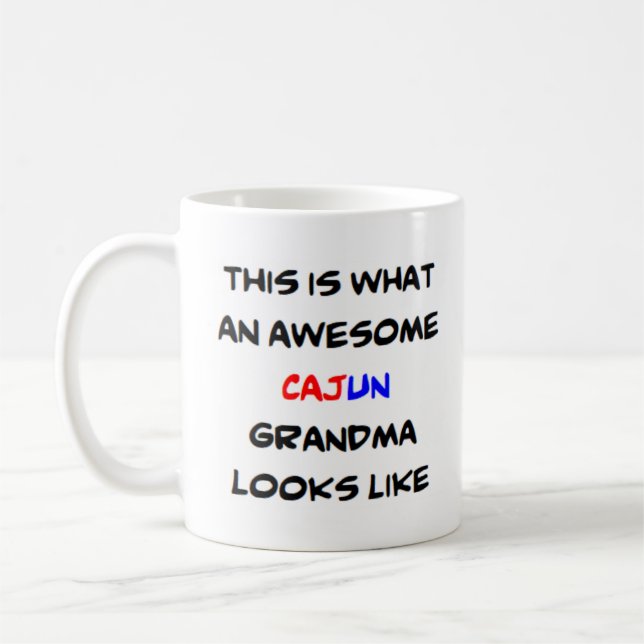 Oma cajun, phantastisch kaffeetasse (Links)