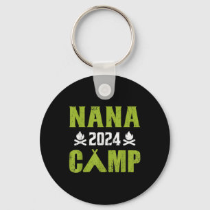Oma-Camp 2024 Familienurlaub Sommer-Camping-Crew Schlüsselanhänger
