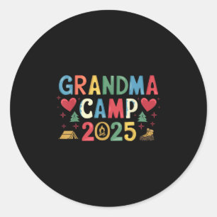 Oma Camp 2025 Cousins Sommerferien Camping Runder Aufkleber