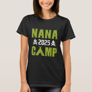 Oma-Camp 2025 Familienurlaub Sommer-Camping-Crew T-Shirt