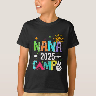 Oma-Camp 2025 Familienurlaub Sommer-Camping-Crew T-Shirt