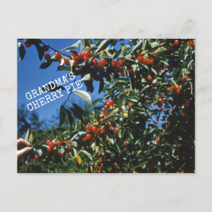 Oma-Cherry-Pie-Rezept Postkarte
