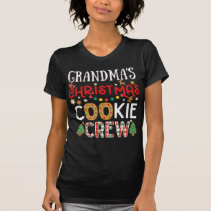 Oma Christmas Cookies Crew Funny Family Backen T-Shirt