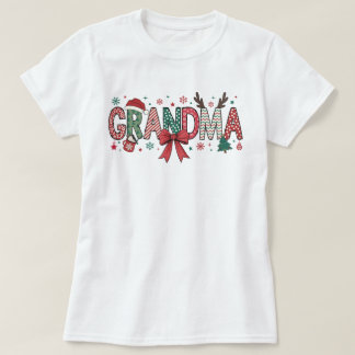 Oma Christmas Coquette Bow Holiday Shirt