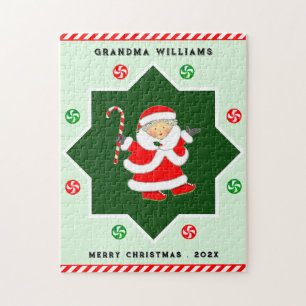 Oma Christmas Holiday Geschenk Puzzle