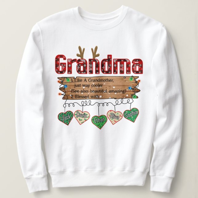 Oma Christmas Sweatshirt (Design vorne)