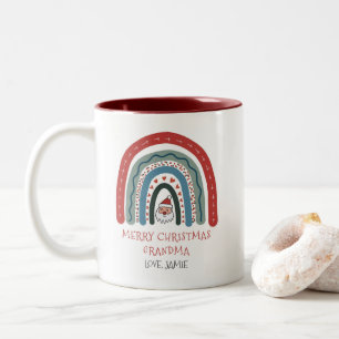Oma Christmas Zwei-Tone-Tasse Zweifarbige Tasse