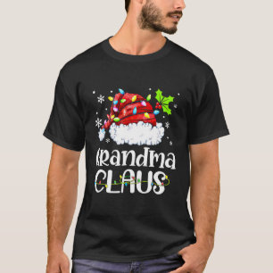 Oma Claus Christmas Pajama Familienmatte T-Shirt