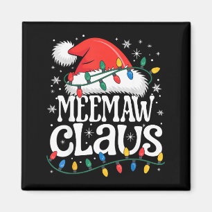 Oma Claus Lustiges Weihnachten Großmutter Ferien  Magnet