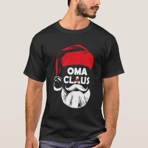 Oma Claus Pajama Familie Matching Xmas für Christm T-Shirt