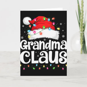Oma Claus passende Familie Weihnachten lustige Xma Karte