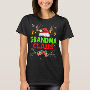 Oma Claus Weihnachtsfamilie Matching T-Shirt