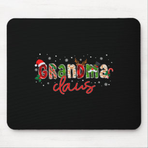 Oma Claus Weihnachtsmann Familie Passende Weihnach Mousepad