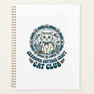 Oma Cottage Craft Katze Haustierliebhaber Shirt Ku Planer