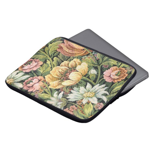 Oma-Couch-Muster 2 Laptopschutzhülle (Vorne Oben)