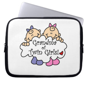 Oma de Twin Girls Geschenke Laptopschutzhülle