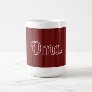 Oma Deep Red Tasse