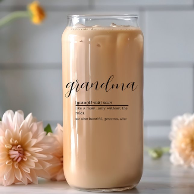 Oma Definition Beer Can Glass Dosenglas (Von Creator hochgeladen)