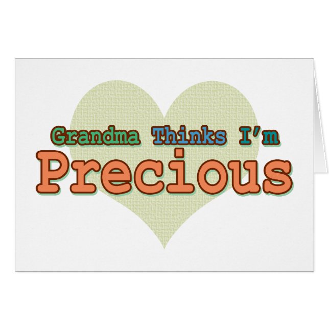 Oma denkt, ich bin Wertvoll (Vorderseite (Horizontal))