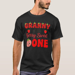 Oma der Berry Sweet One Erdbeere Erster Geburtstag T-Shirt