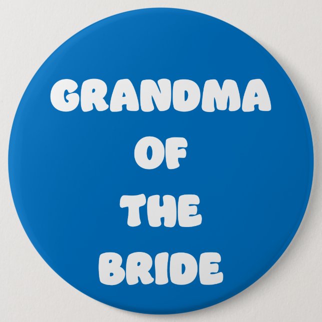 Oma der Braut Button (Vorderseite)